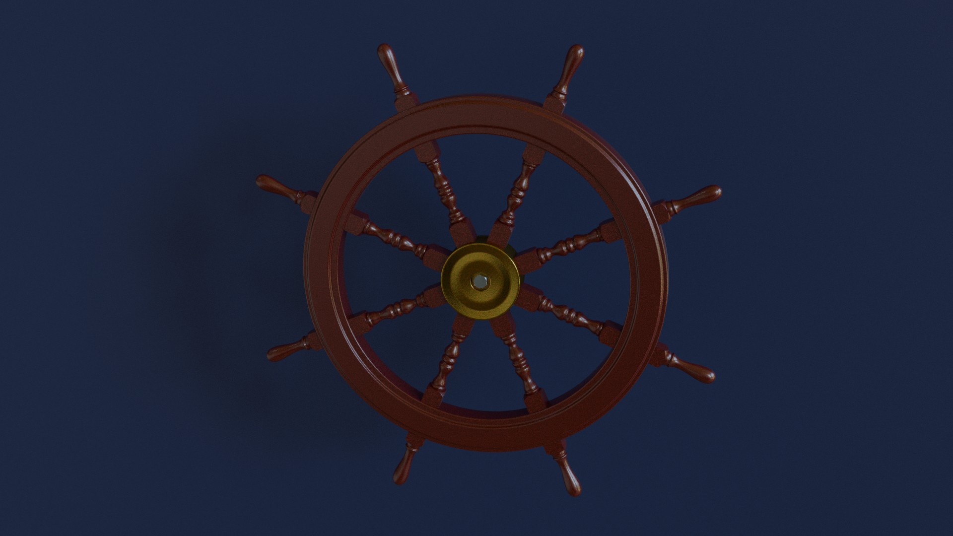 Old-Fashioned Ship's Wheel, v.2.0 preview image 1